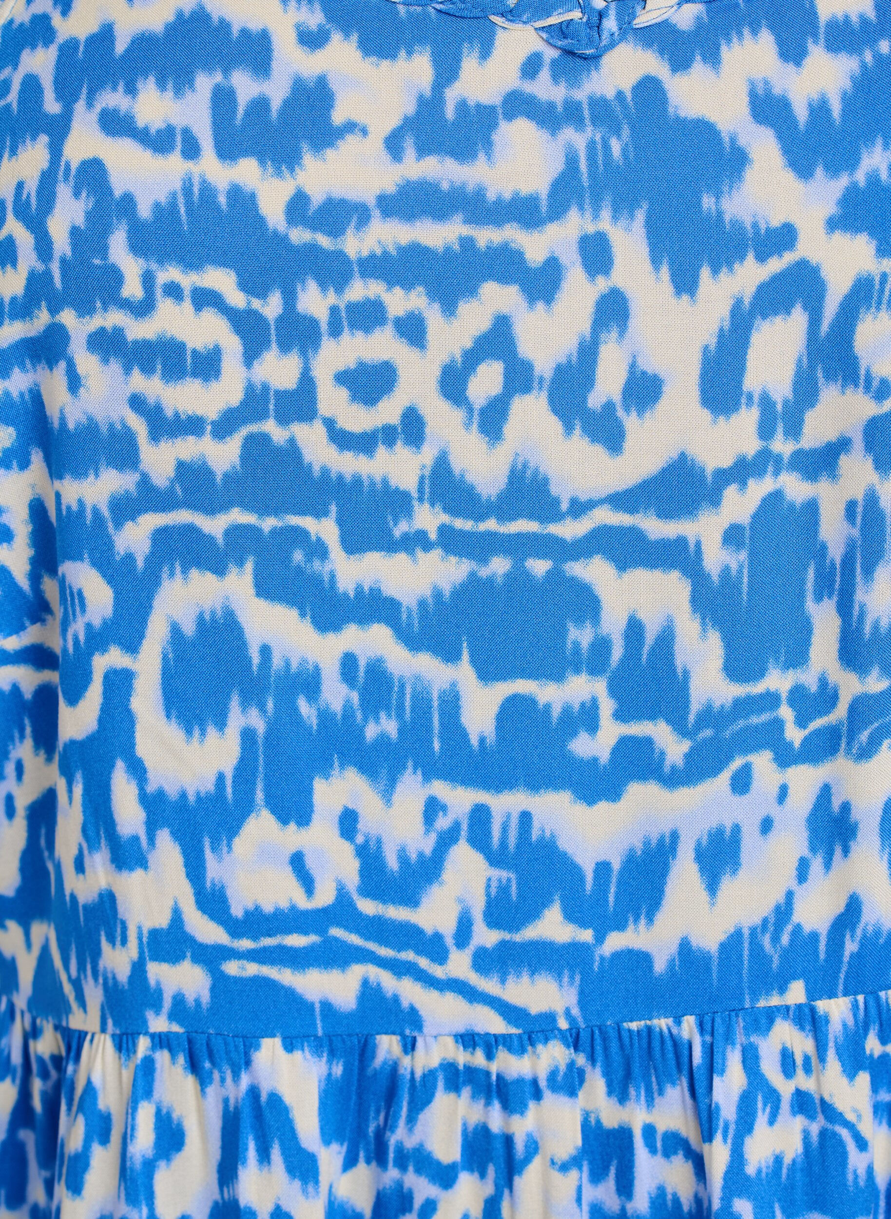 Zizzi Midi-Tr&auml;gerkleid mit gesmoktem R&uuml;ckenteil, Blau, Packshot image number 2