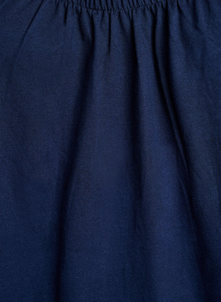 Midi-Tr&auml;gerkleid aus Bio-Baumwolle, Blau, Packshot image number 2