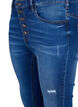 Jeans Amy taille haute avec boutons, Blue denim, Packshot image number 2