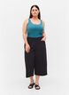 Lockere Culottes aus Baumwolle, Black, Model image number 3