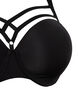 Soutien-gorge moulé avec détail de corde, Black, Packshot image number 2