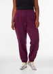 Pantalon de jogging taille haute avec cordon de serrage, Violet, Model image number 2