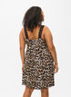 Robe à bretelles en viscose ornée de dentelle, Leopard, Model image number 1