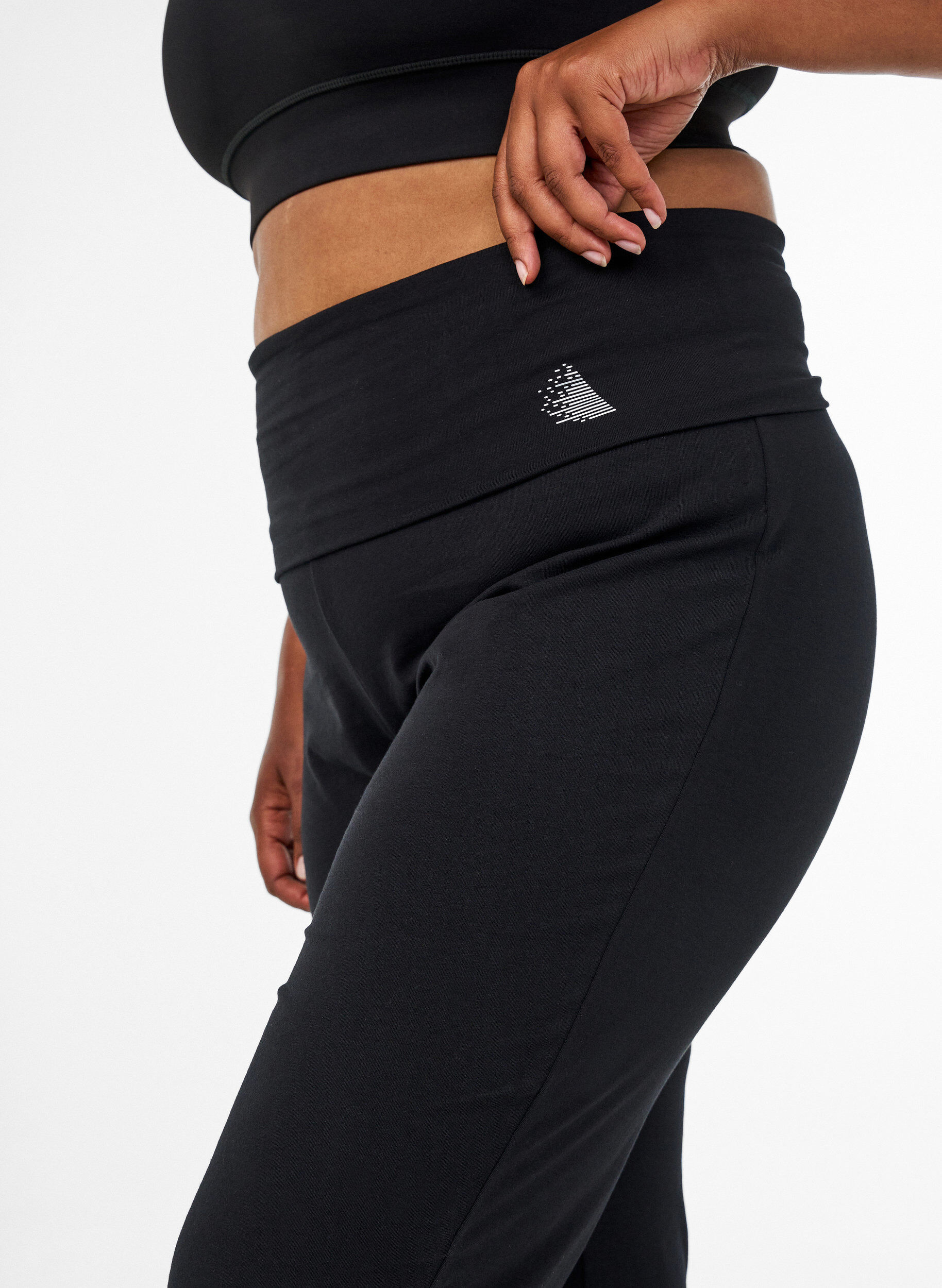 ZizziPantalon de sport en coton, Noir, Model image number 4