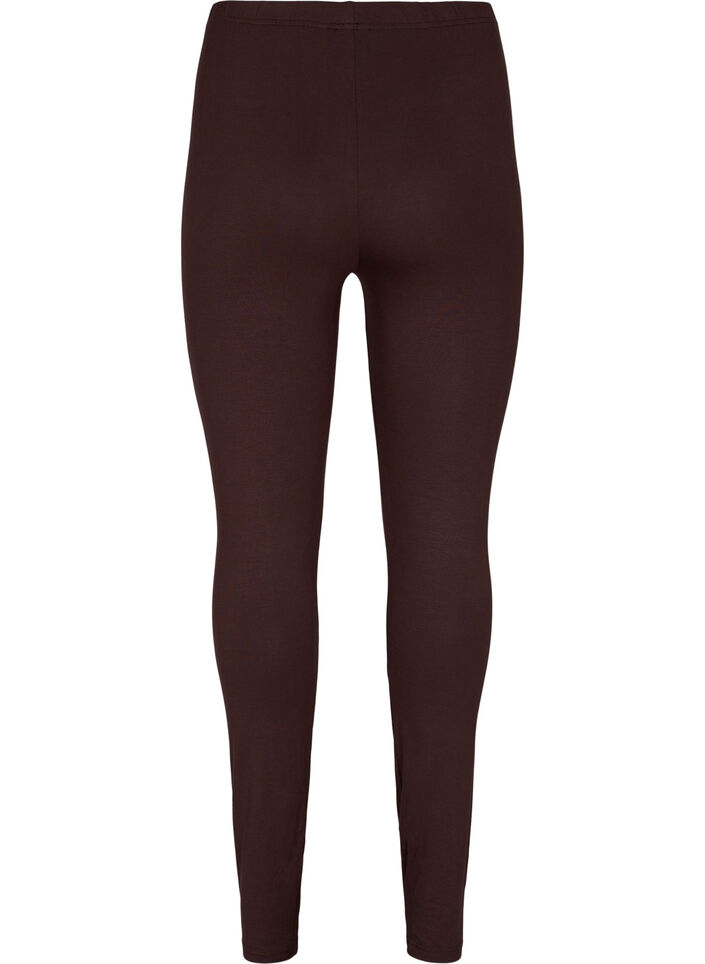 Basic-Leggings aus Viskose, Braun, Packshot image number 1