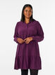 Robe chemise courte avec volants, Violet, Model image number 0