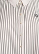 Chemise ample &agrave; rayures avec de larges poignets, Blanc, Packshot image number 2