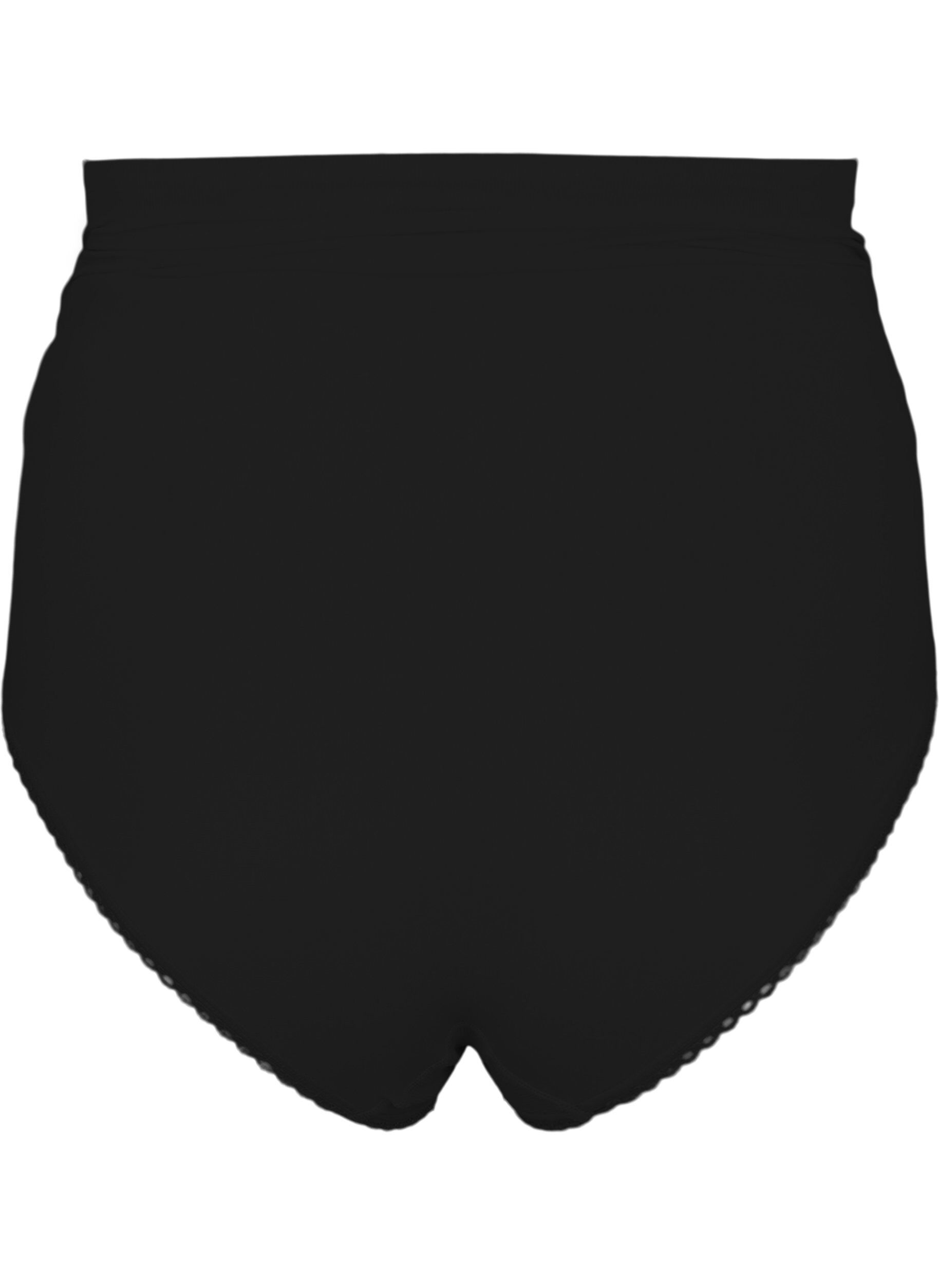 Zizzi Nahtlose Umstandsunterhose, Schwarz, Packshot image number 1