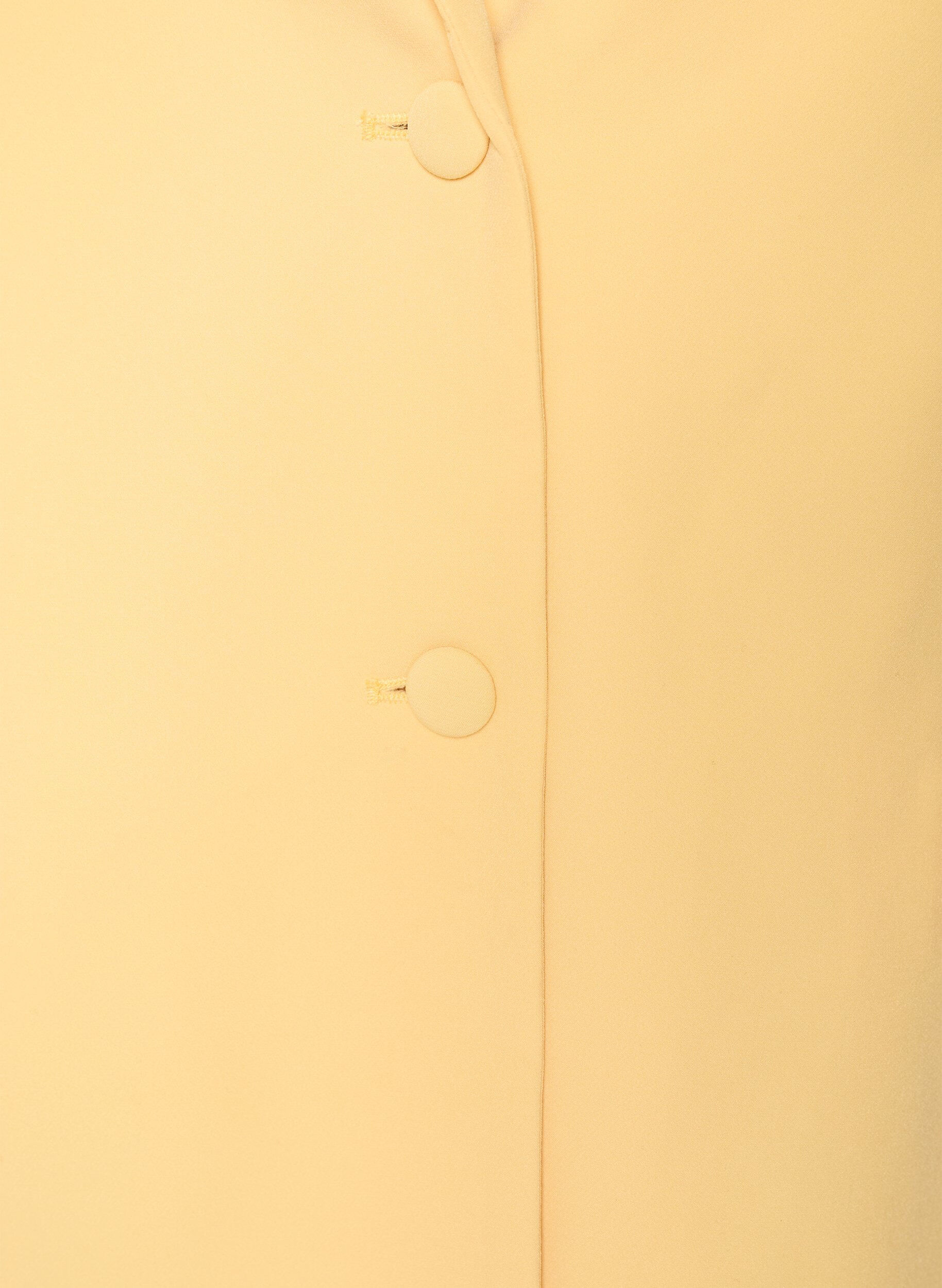 Zizzi Klassischer Blazer mit Knopfverschluss, Gelb, Packshot image number 2