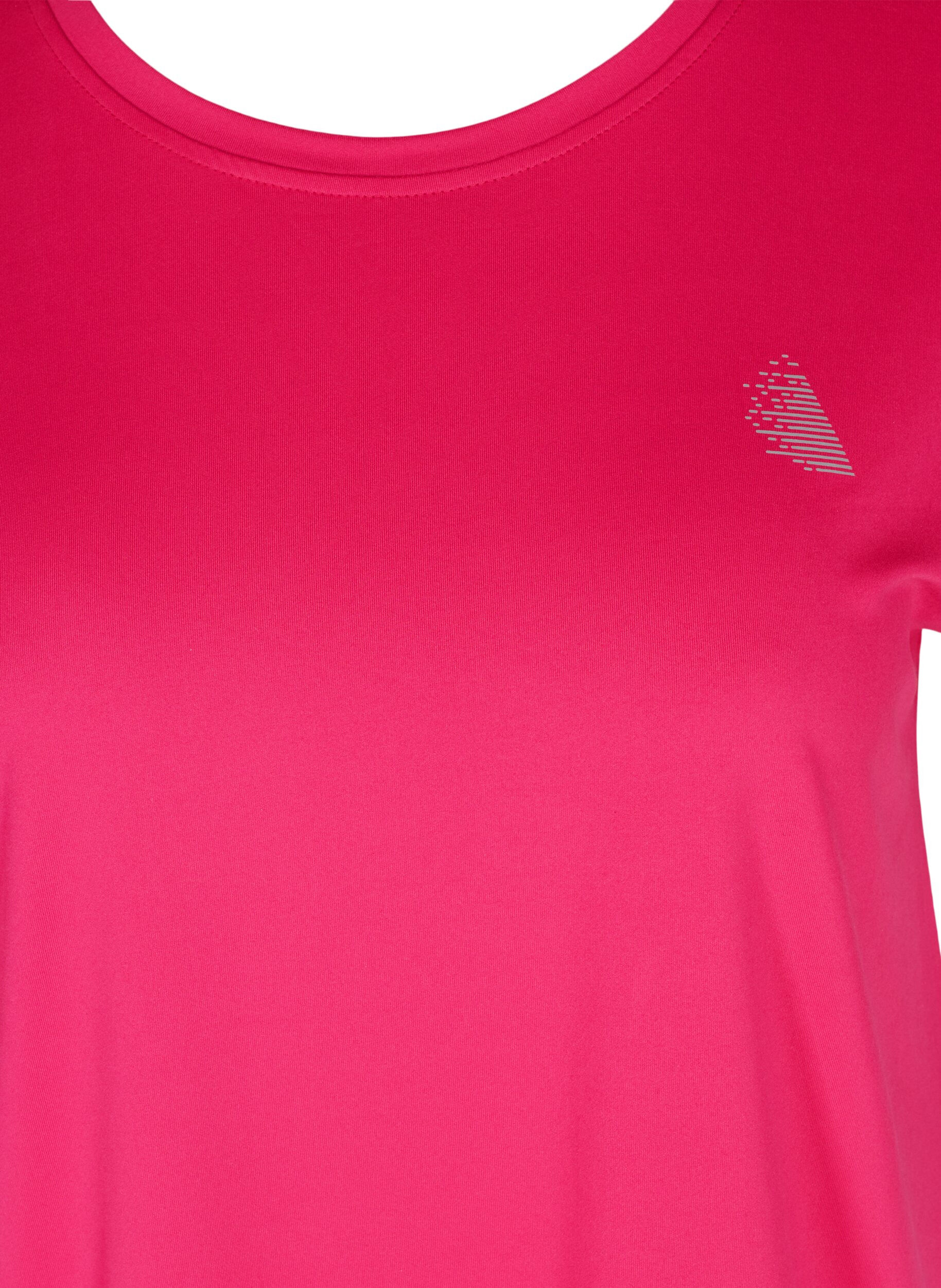 Zizzi T-shirt basique, Rose, Packshot image number 2