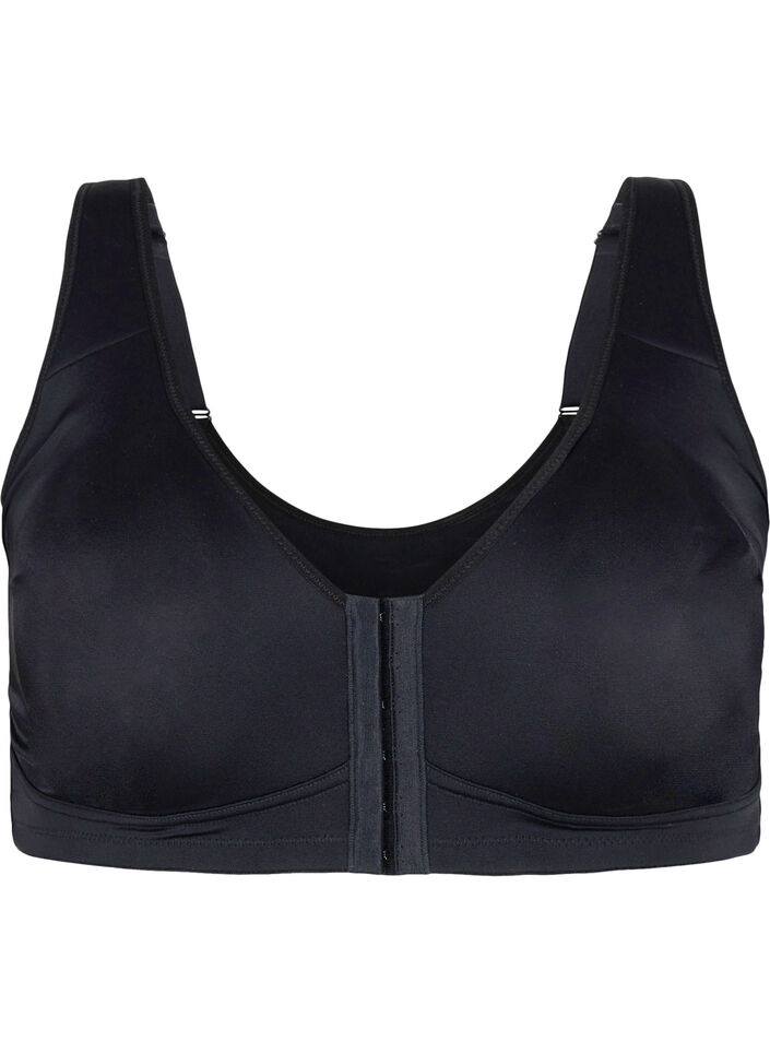 Soutien-gorge avec fermeture frontale, Black, Packshot image number 0