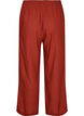 Pantalon large en lin et viscose, Bordeaux, Packshot image number 1
