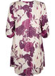 Robe imprimée avec col en V et manches 3/4, D.Purple Graphic AOP, Packshot image number 1