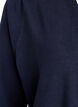 Lange, offene Strickjacke mit Taschen, Blau, Packshot image number 3