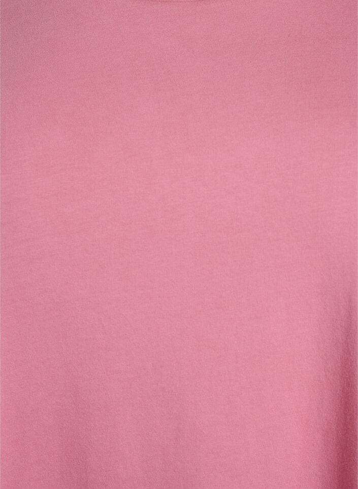 Robe courte à coupe droite et à aspect délavé, Rose, Packshot image number 2