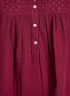 Tunika aus Baumwollmusselin mit Broderie Anglaise, Dunkles Bordeaux, Packshot image number 2