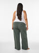 Hose aus Jersey mit weitem Bein und Taschen, Gr&uuml;n, Model image number 2