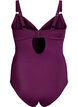 Maillot de bain avec armatures et drap&eacute;, Violet, Packshot image number 1
