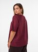 Bluse mit Struktur und Glitzer, Rot, Model image number 2