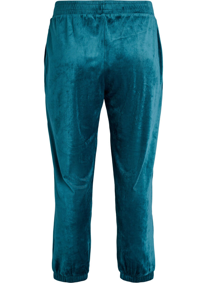 Pantalon ample en velours, Vert, Packshot image number 1