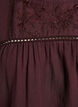 Bluse mit Stickerei und Lochstickerei, Dunkles Bordeaux, Packshot image number 2
