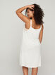 Dessous de robe en viscose uni, Blanc, Model image number 1