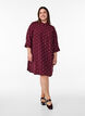 Kleid mit Kragen und Brusttasche, Rot, Model image number 1