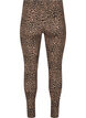 Viskose Leggings mit Leopardendruck, Schwarz, Packshot image number 1