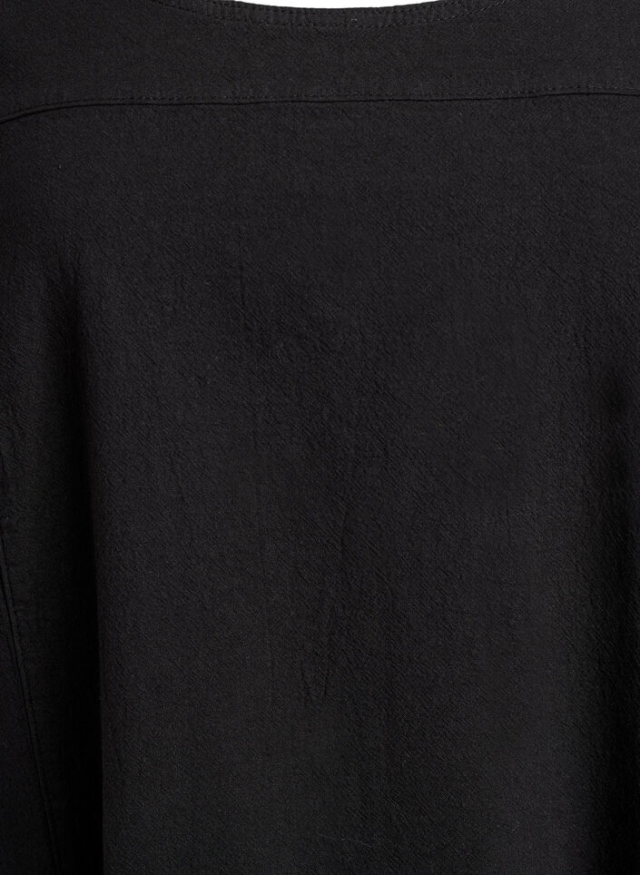 Robe en coton &agrave; manches courtes, Noir, Packshot image number 2