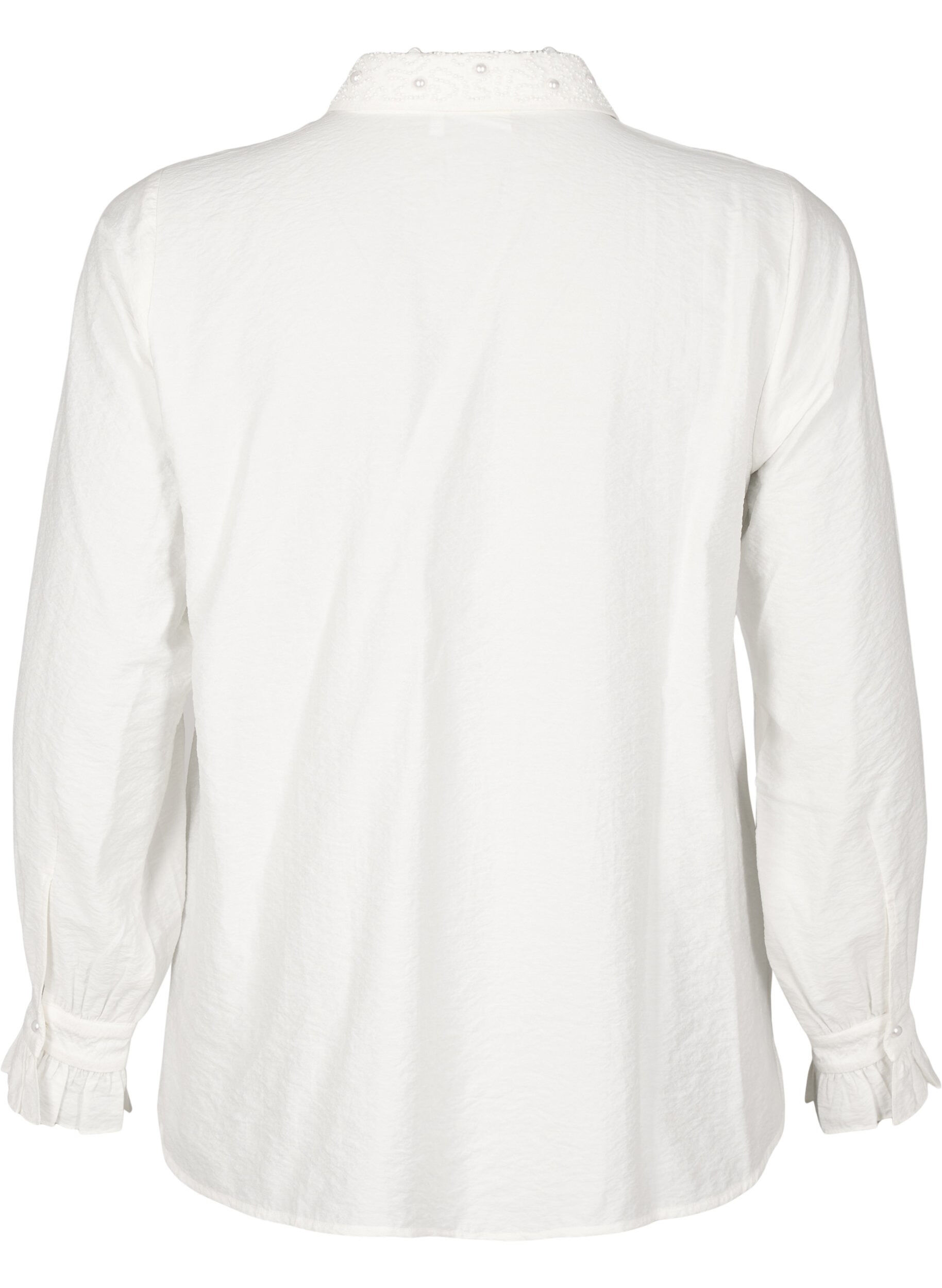 Zizzi Chemise &agrave; perles, Snow White, Packshot image number 1