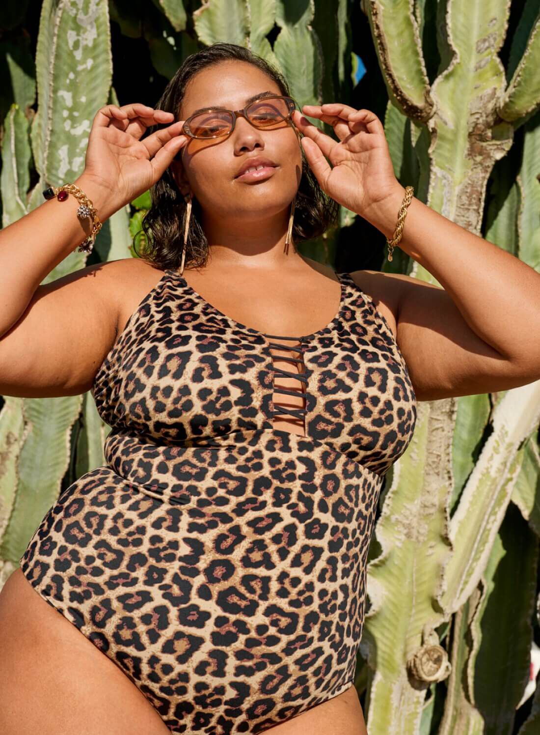 Zizzi Leoparden-Rock, , Model