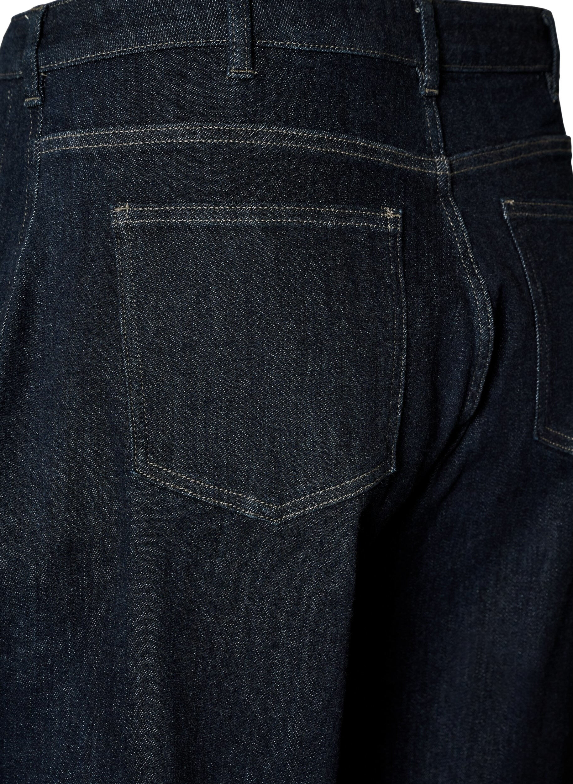 ZizziJean taille haute coupe Barrel, Bleu, Packshot image number 3