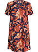 A-Linien-Kleid aus Viskose, Orange, Packshot image number 0