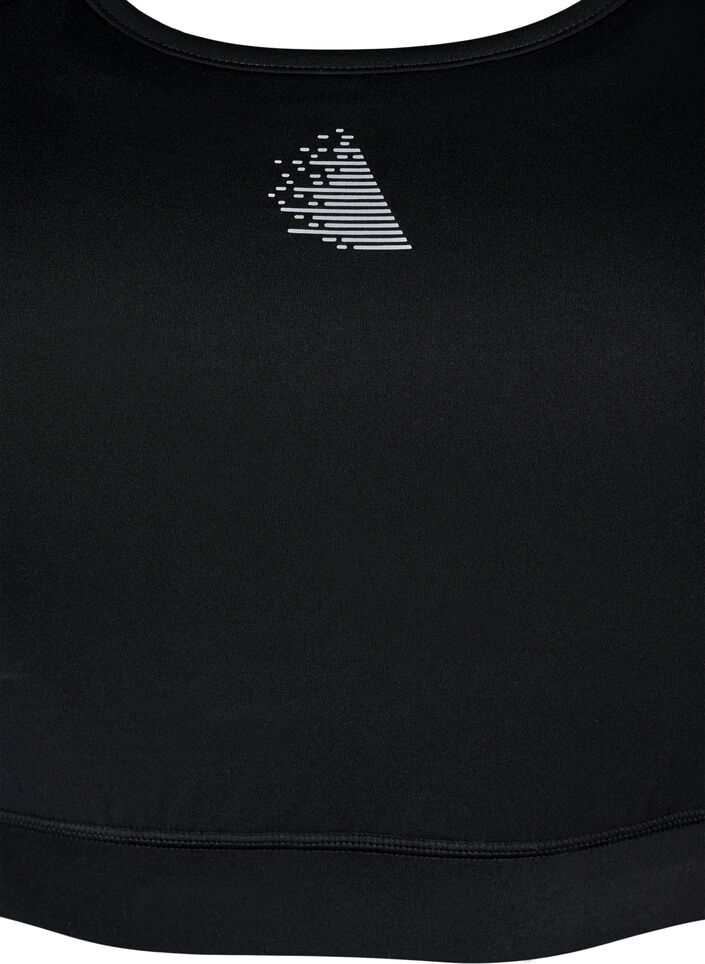 Soutien-gorge de sport avec poche avant, Noir, Packshot image number 2