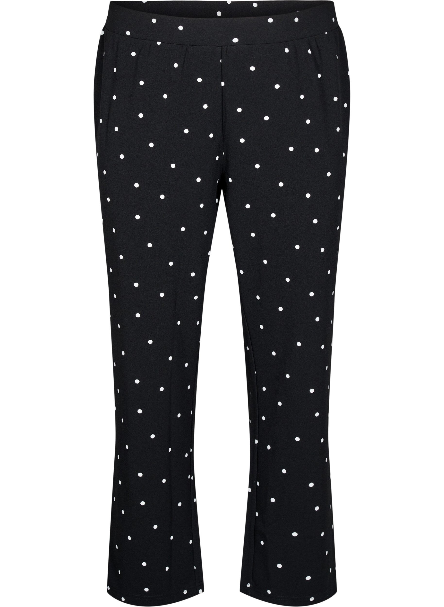Zizzi FLASH - Pantalon &agrave; coupe droite, Noir, Packshot image number 0