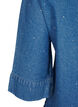 Jeanshemd mit Strass-Steinchen und 3/4 Ärmeln, Bl. Denim Rhinestone, Packshot image number 3