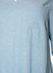 Linen and viscose tunic with A-shape, Light Blue, Packshot image number 2