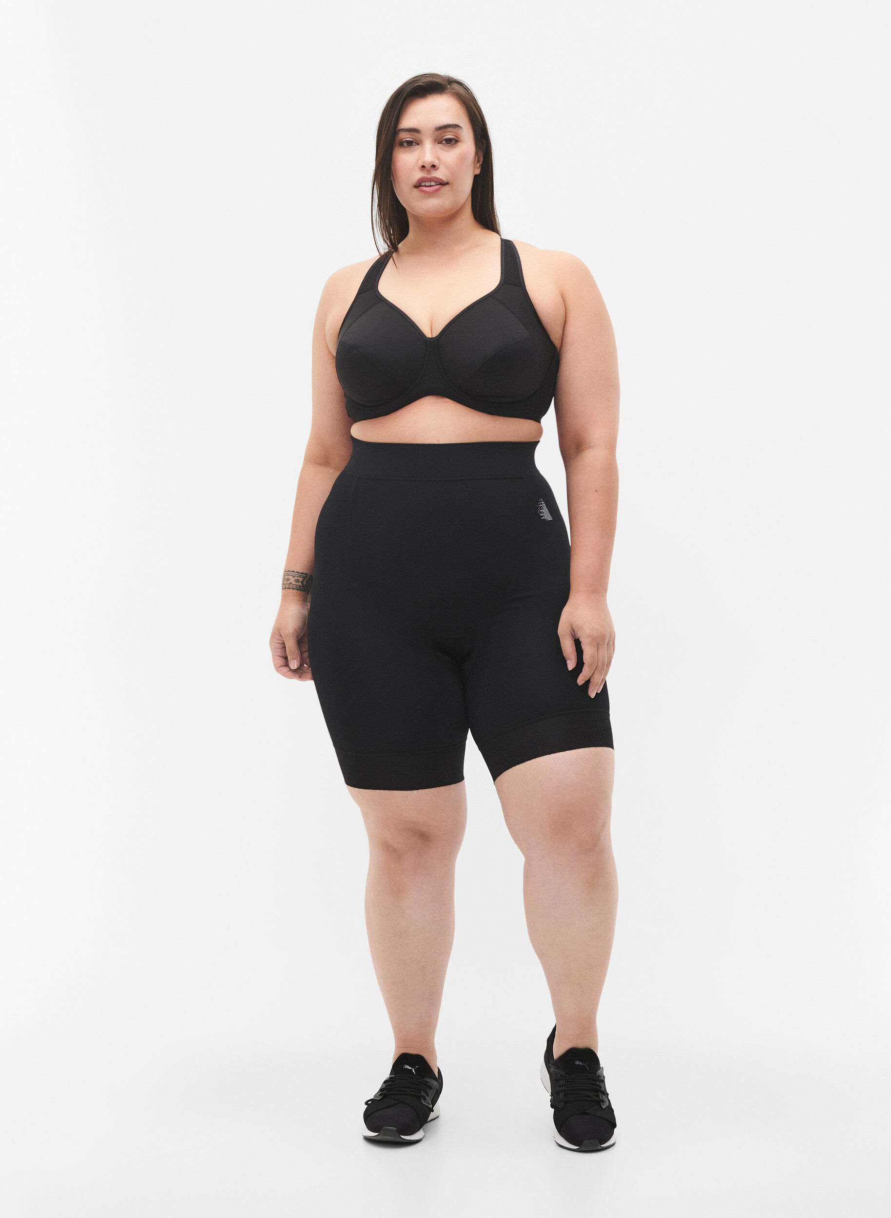 Zizzi Fahrrad-/Spinning-Shorts, Black, Model image number 3