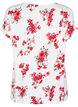 T-shirt avec imprim&eacute; floral, Rouge, Packshot image number 1