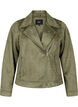 Veste de motard en faux daim, Dusty Olive, Packshot image number 0