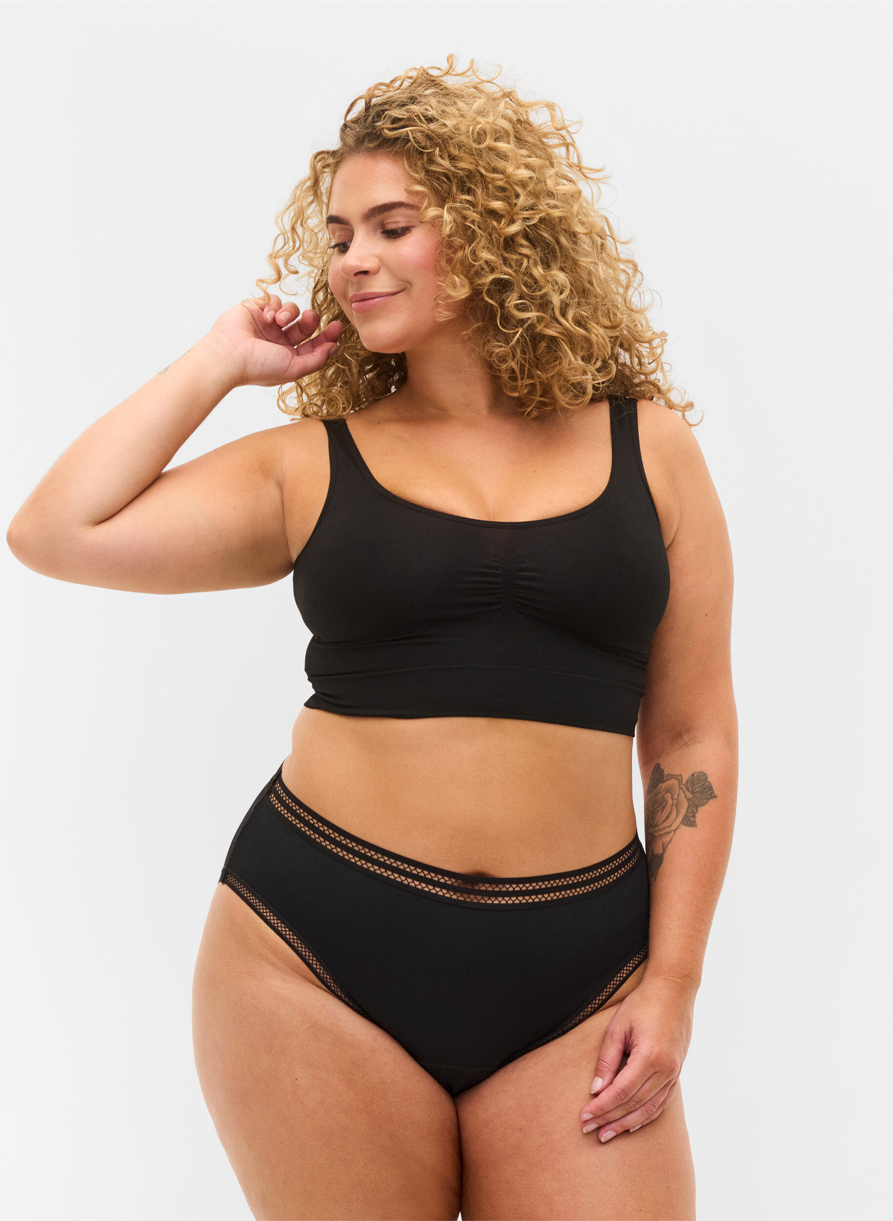 Zizzi culotte menstruelle , Black, Model image number 0