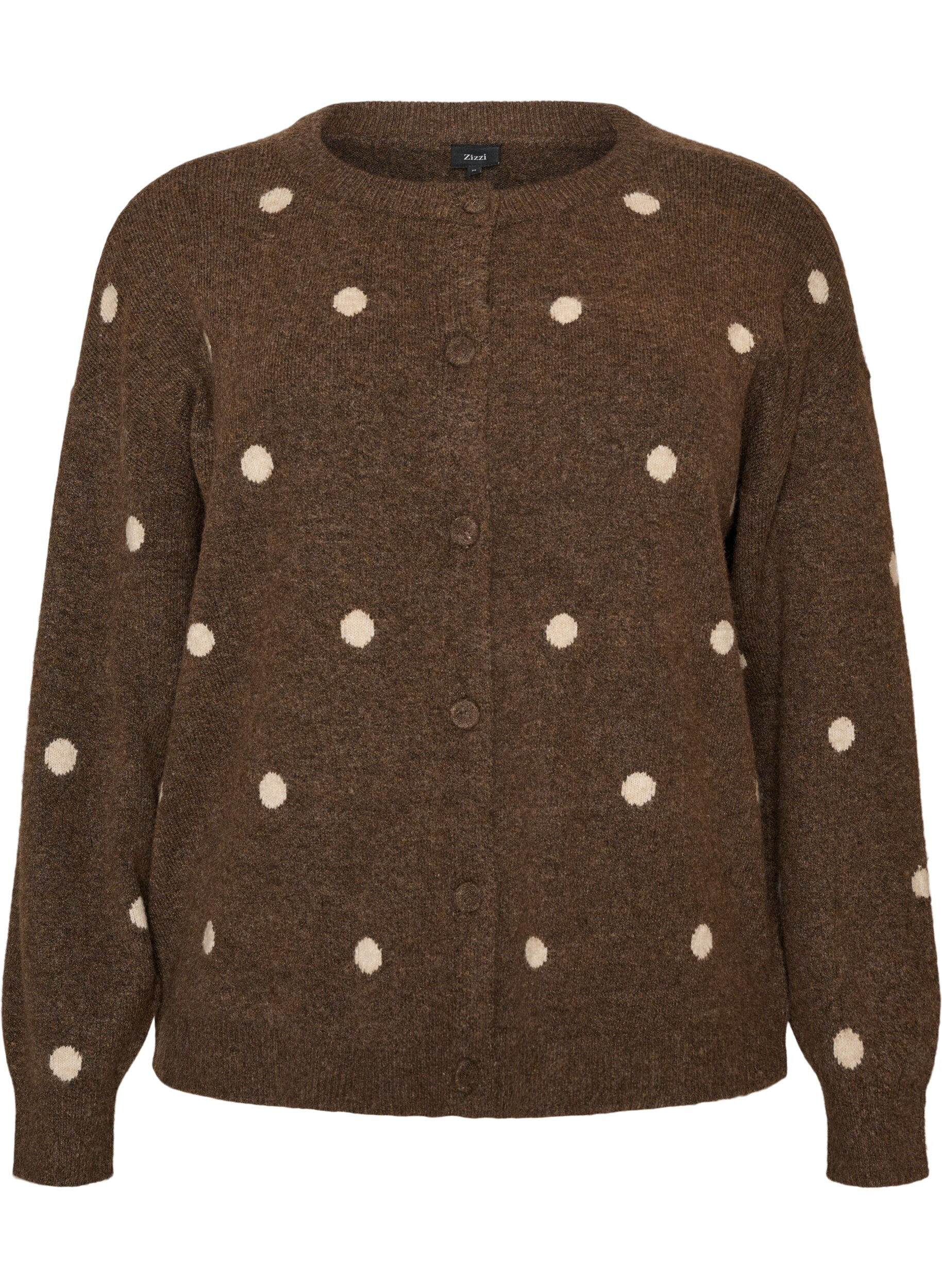 Cardigan &agrave; pois