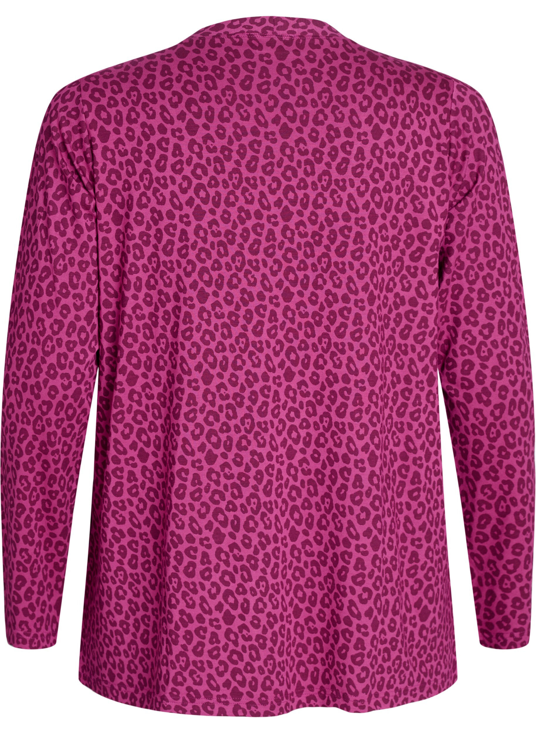 Zizzi Kimono aus Viskose, Pink, Packshot image number 1