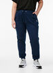 Pantalon de surv&ecirc;tement ample avec poches, Bleu, Model image number 2