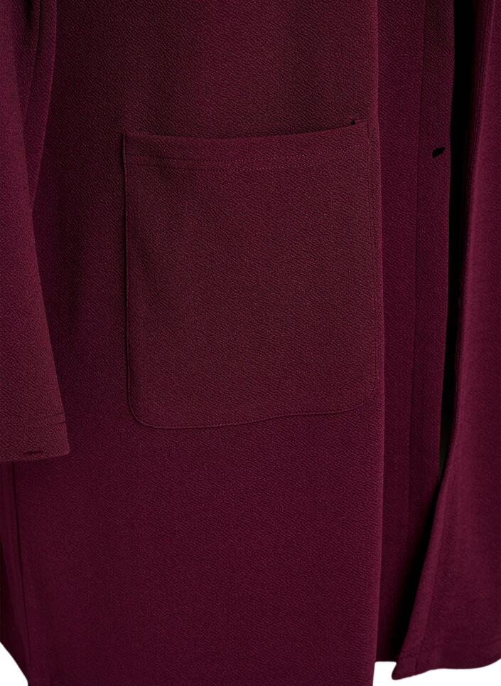 Lange Blazer mit Taschen, Rot, Packshot image number 3