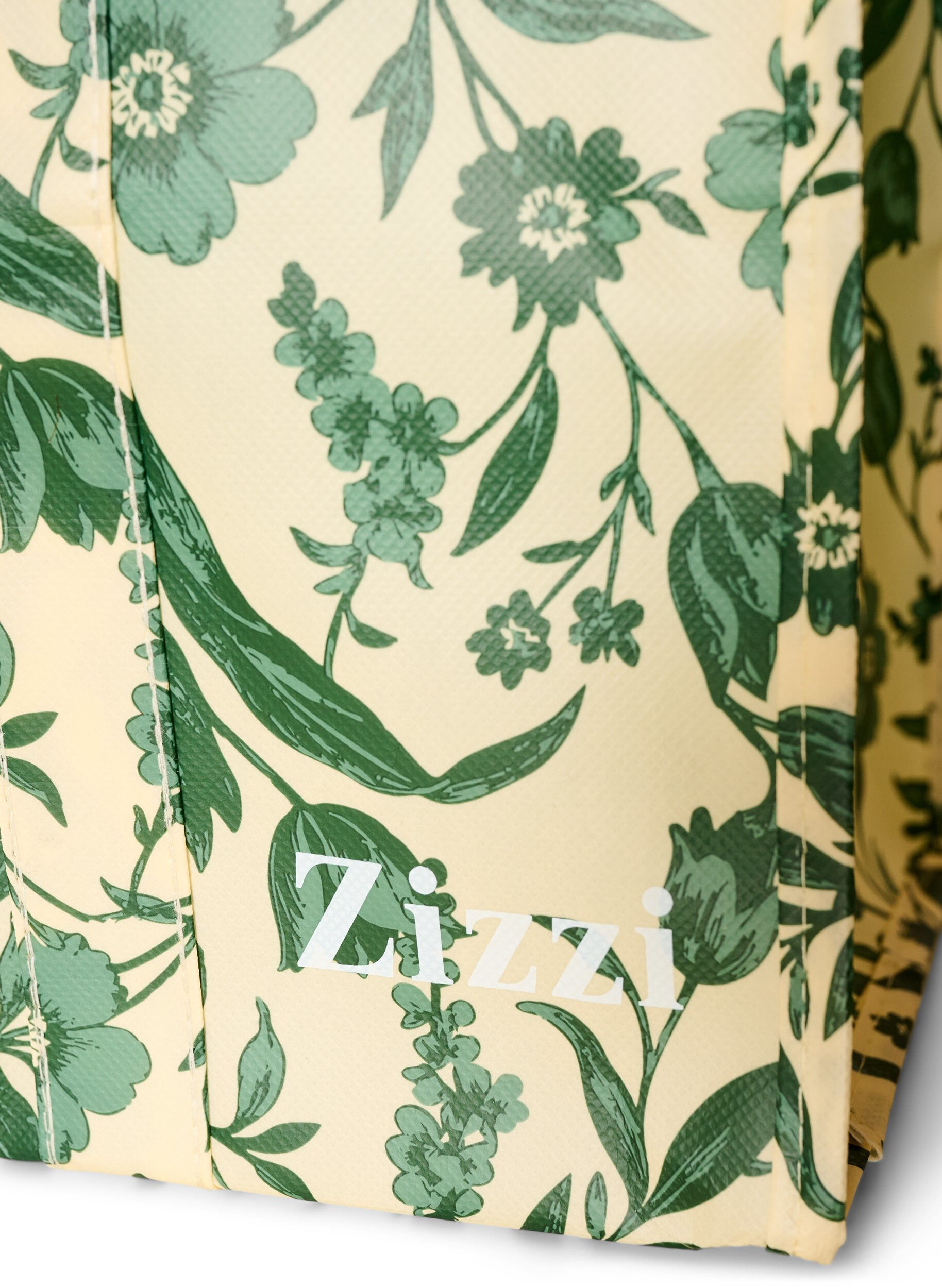 ZizziSac de magasinage avec fermeture &eacute;clair, Vert, Packshot image number 2