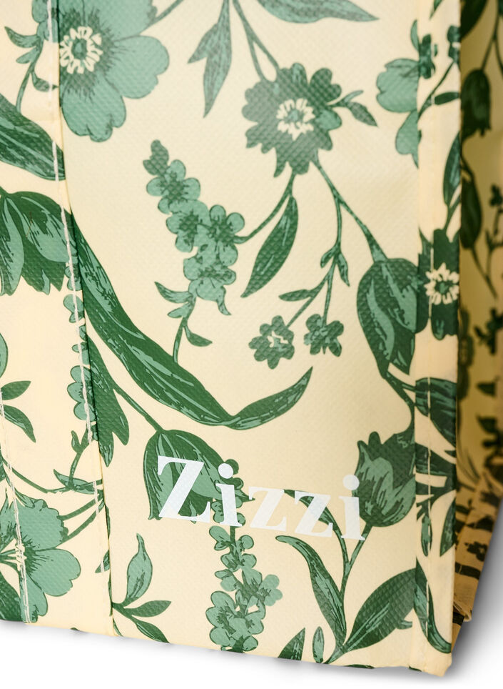 Sac de magasinage avec fermeture &eacute;clair, Vert, Packshot image number 2