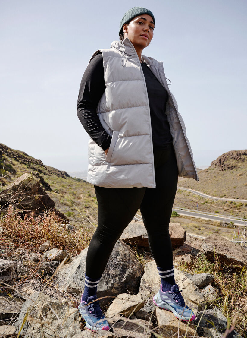 Gilet de sport avec col montant et poches, Pearl Blue, Image image number 0