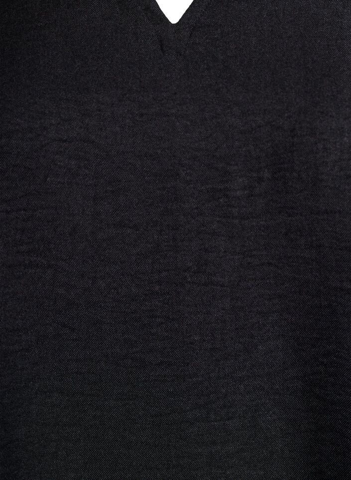 Tunika mit Rundhalsausschnitt, Schwarz, Packshot image number 2