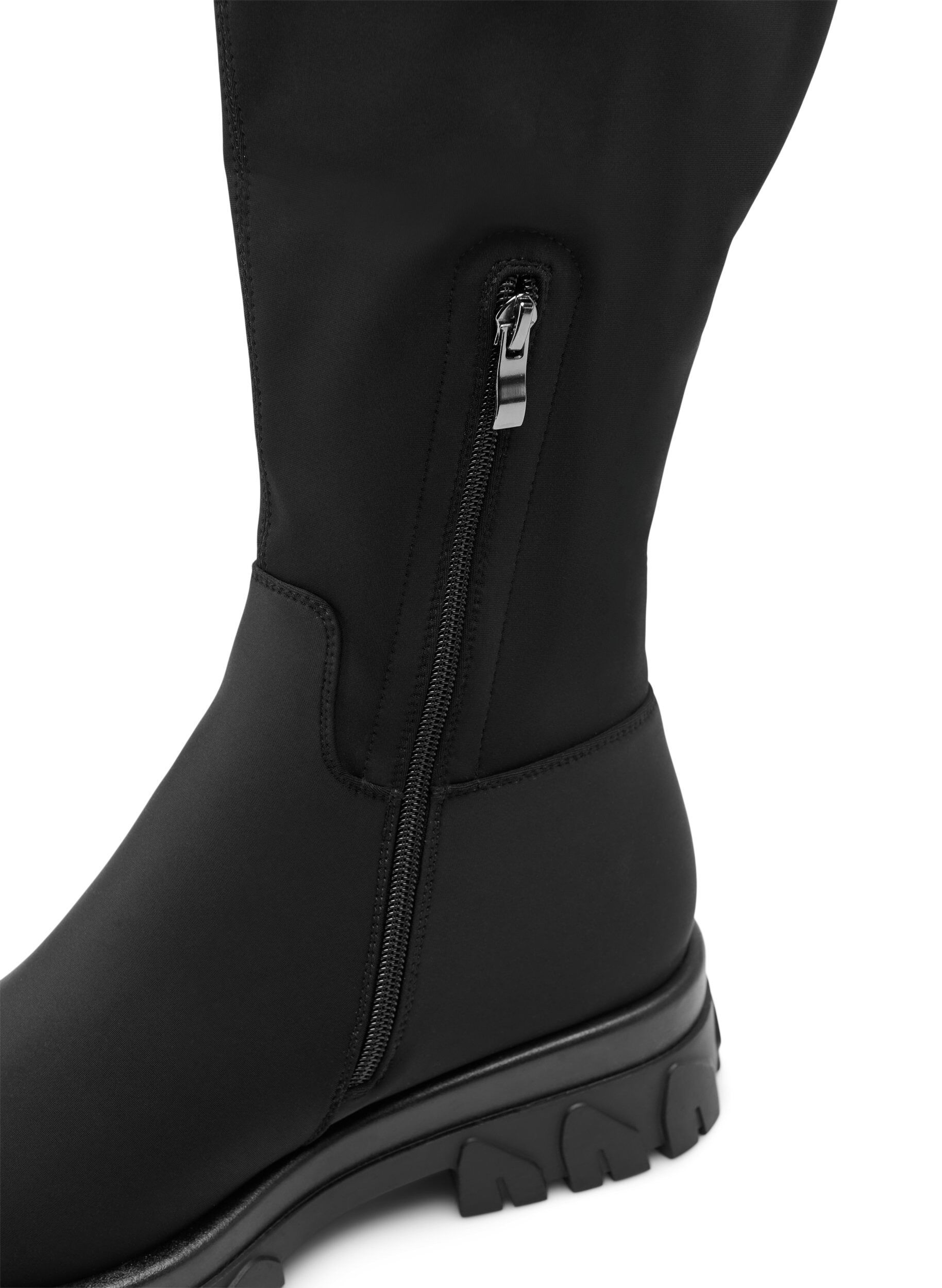 Zizzi Large - Botte haute extensible, Noir, Packshot image number 4